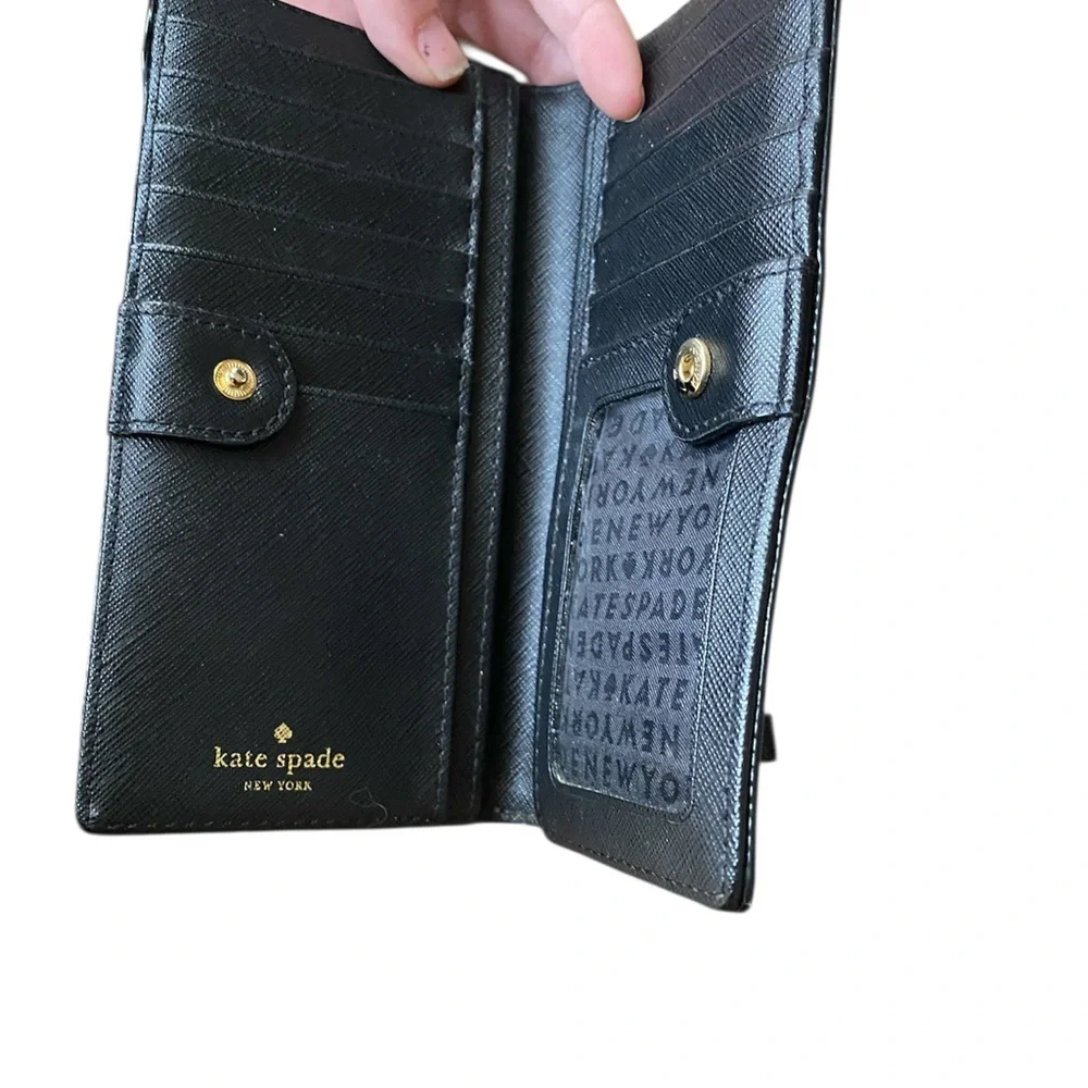 Kate Spade ♠️  Multicolor Abstract Print Wallet - Picture 4 of 5